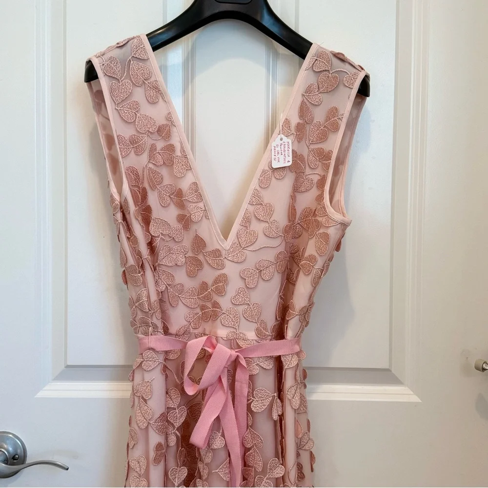 NWOT Marella by Max Mara Flora Long Dress Powder Pink Size: US6 M Spring/ Party - Picture 5 of 16